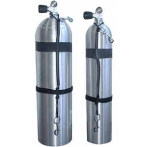 Ilustracja Butla aluminiowa 5,8 L. z uprzężą